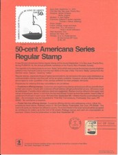 #1608 50c Iron "Betty" Lamp Postage Stamp Poster-Unofficial Souv Pg FD w/MC