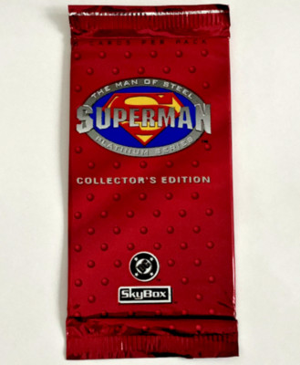 Vintage 1994 SkyBox The Man of Steel Superman, Collectors Edition- FactorySealed
