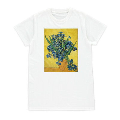 Van Gogh T-Shirt Irises ästhetisch impressionistisch Kunst 90er Jahre Grunge hübsche Damen Männer