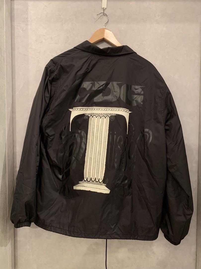 CDG x Stussy Coach Jacket Black Size L Used Lightweight CDG x Stussy Coach Jacket Black Size L Used Lightweight