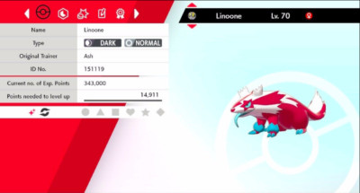 Pokemon Schwert & Schild Shiny Galarian Linoone 6IV Max EVs