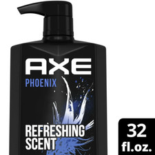 Axe Phoenix Refreshing Long Lasting Body Wash, Crushed Mint and Rosemary, 32 Fl