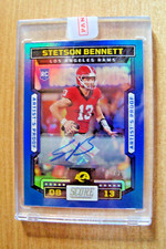 2023 Score Stetson Bennett Blue Artist Proof Rookie Auto #'d 8/35