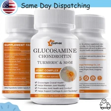 Chondroitin Capsules 2100mg - Joint Pain Relief & Cartilage Repair Formula 60PCS