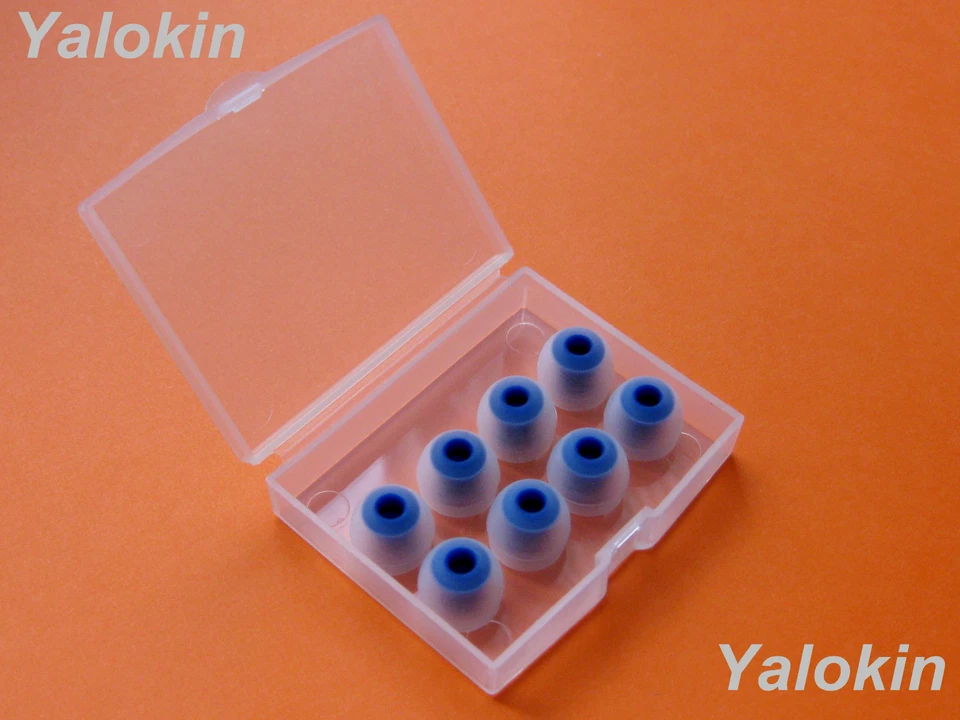 NUEVO 8 piezas Juego de Repuesto Adaptadores Confort para Auriculares Jaybird X3 (C-BL) Foto 3 de 4