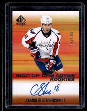 2015-16 SP Authentic Sign of the Times Rookies Chandler Stephenson RC Auto /299
