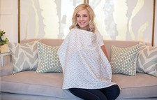 UDDER COVERS " NEW DESIGNS " BREASTFEEDING NURSING COVER COTTON " CONNOR "