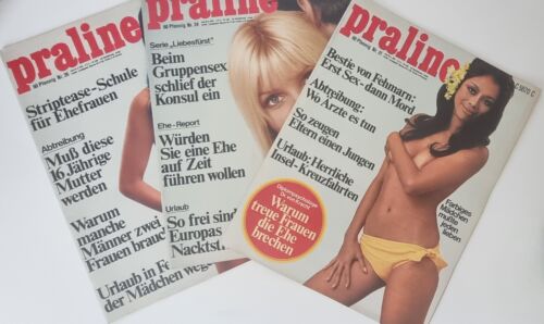 ☆PRALINE☆ Freizeit / Illustrierte / Männermagazine ~ 1970 zur Auswahl! - Bild 1 von 26