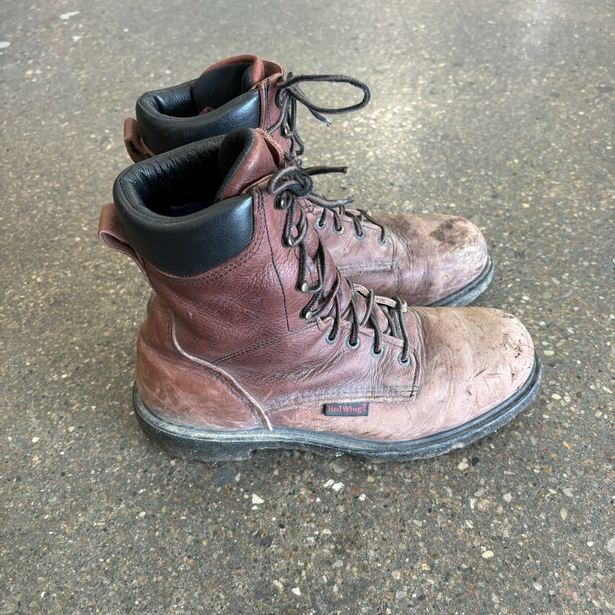 Red Wing 2408 Work Boots Men 7.5 D Steel Toe Leather Brown Industrial Workwear RED WING 8085 Iron Ranger - Hewlett & Dunn main image 3