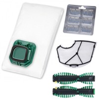 18 FiltertüTen Filter Duft BüRsten Geeignet FüR Vorwerk Kobold Vk 140 Vk 150