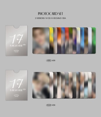 SEVENTEEN BEST ALBUM 17 IS RIGHT HERE HEAR Ver 2CD+4ea Book+