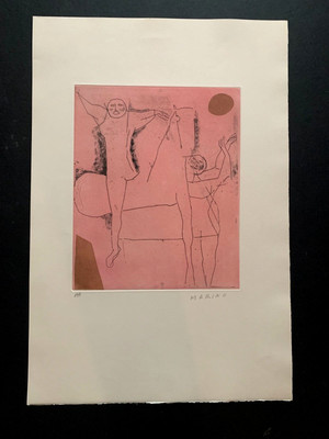 Marino Marini Tout Pres de Marino THREE Original Etchings