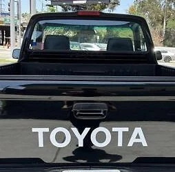 TOYOTA TAILGATE Vinyl Decal Sticker Emblem Logo Graphic WHITE Lettering Vehicle - Image 4 of 4