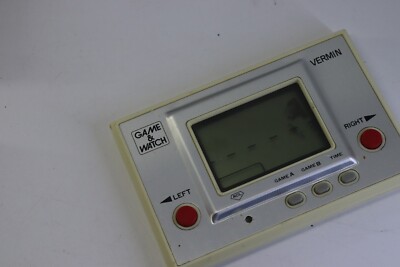 Nintendo Game & Watch Silver Series Vermin MT-03 Made in