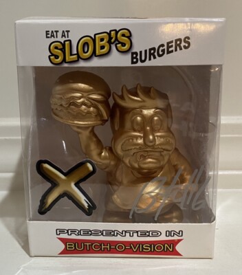 Slob s Burgers by Butch-O-Vision SIGNED Box Vinyl Figure