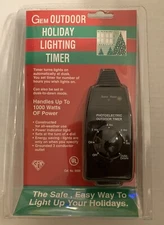 Outdoor Holiday Light Smart Timer 1000W Automatic Sensor Lighting Photoelectric