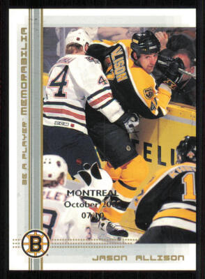 2000-01 BAP Memorabilia Montreal Olympic Stadium Show #265 Jason Allison /10