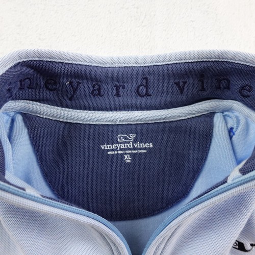 Vineyard Vines Sweater Boys Extra Large Salt Water 1/4 Zip - Picture 7 of 9
