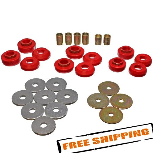Energy Suspension 3.4129R Body Mount Set for 1975-1979 Chevrolet Nova - Изображение 2 из 4