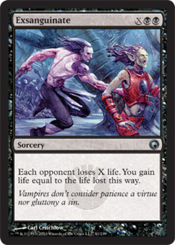 MTG - 4 x Exsanguinate - Playset 4x x4 - Scars of Mirrodin Regular NM - Picture 1 of 1