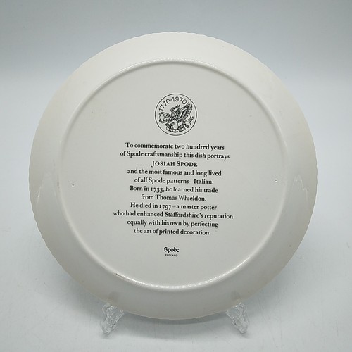 Josiah Spode Commemorative Bowl 8.25" Dia Celebrating 200 Years of Craftmanship - Picture 8 of 15
