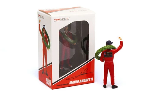 MARIO ANDRETTI TYPE II FIGURINE 1977 FRENCH GP WINNER 1/18 BY TSM 13AC01 - Image 2 of 2