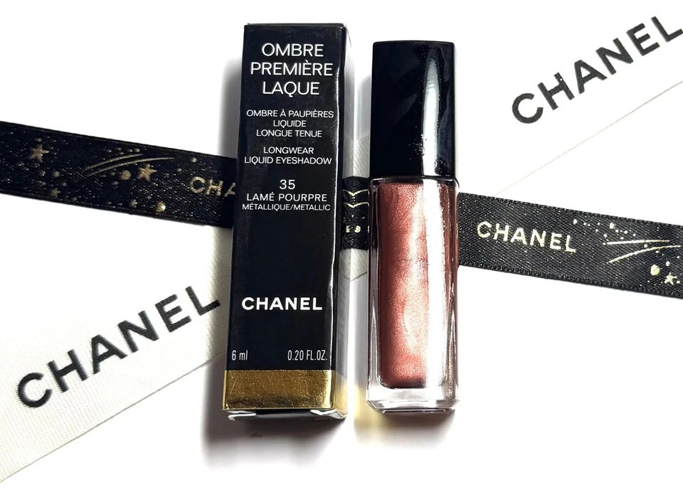 Chanel Ombre Premiere Laque Longwear Liquid  Eyeshadow 35 Lame Pourpre Metallic - Bild 2 von 4
