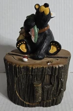 Bearfoots Bears “Bounty Box” Big Sky Carvers Jeff Fleming Figurine 0701/3636