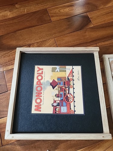 Vintage 2001 Parker Brothers Monopoly Train Wooden Box Edition HASBRO Completed - Picture 2 of 18