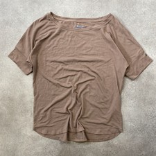 Columbia T-Shirt Womens XS Hiking Gym Scoop Neck Jersey Tee, Brown