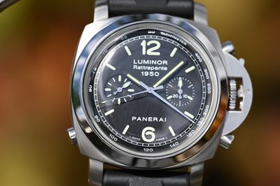 Panerai Luminor 1950 Chronograph Flyback Rattrapante PAM00213 (2009) Box & Paper
