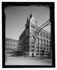 South and west elevations of the Meat Products Building 1920, Maurice Trimble,