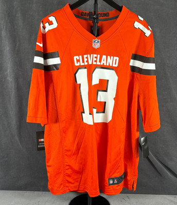 NIKE Cleveland Browns Odell Beckham Jr #13 Jersey Mens Sz XXL 2XL Brown NFL Game