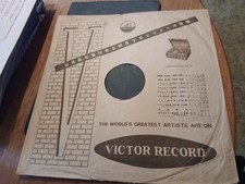 78rpm 12  paper gramophone record sleeve / cover and a paperer one for free