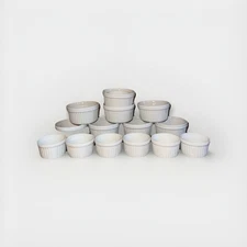 Over And Back Portugal Ramekins Set - 15 Pc (8) 4” Bowls & (7) 2” Bowls 