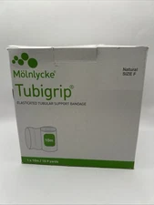 Molnlycke Tubigrip  Tubular Support Bandage 10m Size-F Ref 1438 New Natural