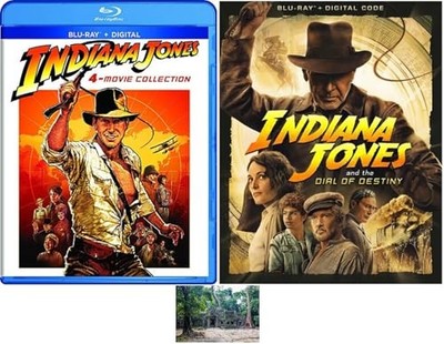 Indiana Jones Harrison Ford The Complete Crusade 5 Blu Ray Set New