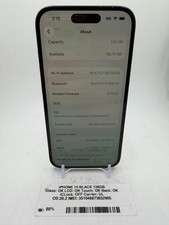 Apple iPhone 15 - Black - 128GB - (Unlocked) - Good - Refurbished