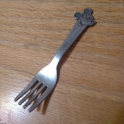 Mickey Mouse Child's Miniature Fork Walt Disney Stainless by Bonny Japan