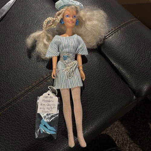 Vintage 1985 Hasbro Jem & The Holograms Jerrica Doll all original dress