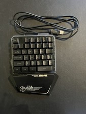One Handed Gaming Keyboard USB Wired Mechanical Style Keypad PC Gamer Controller