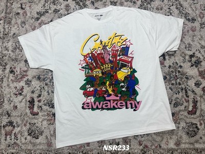 AWAKE NY x CORTEIZ AWAKE RULES NEW YORK TEE WHITE SIZE XXL LIMITED
