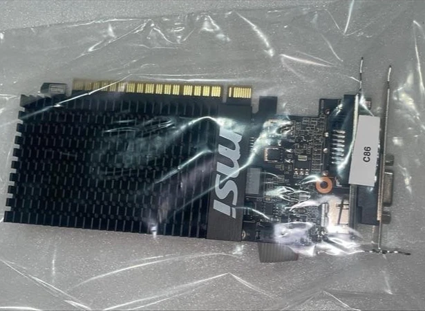 MSI NVIDIA GeForce GT710 1GB DDR3 PCIe Video Graphics Card GT710 1GD3H LP - Image 4 of 4