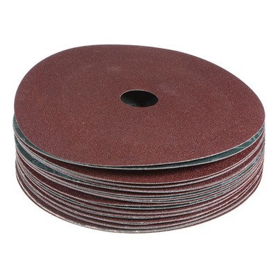25Stk 100 Grit Aluminum Oxide Harz Faser Scheiben 6''x7/8'' Metall Schleifscheiben