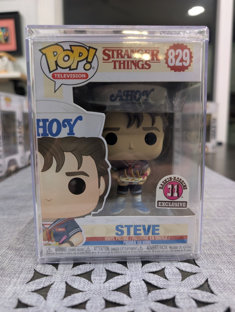 Funko Pop Stranger Things Steve Ahoy (829) for sale online | eBay