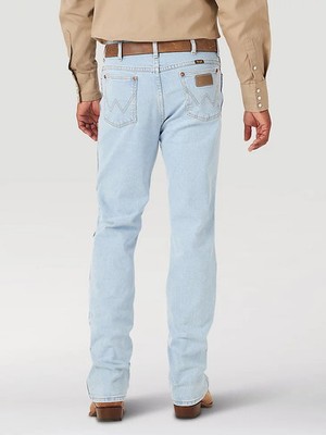 Wrangler Bleach Cowboy Cut Slim Fit - Mens Jeans - 936Afgh