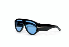 Tom Ford Bronson Sunglass TF1044 Dark Black/Blue 60-12-140mm New