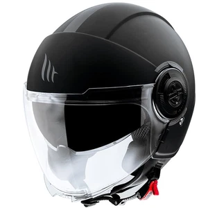 MT Viale Open-Face Motorcycle Helmet Matt Black