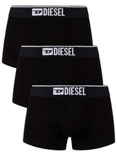Image of Diesel Men's 3 Pack Damien Trunks, Black