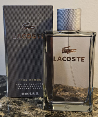 Lacoste Pour Homme 3.3oz/100mL Men's Natural EDT Spray NIB